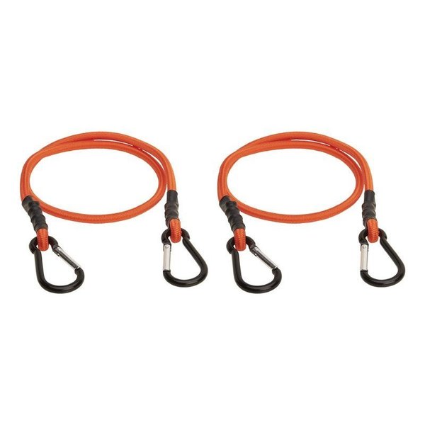 Keeper Bungee Crbnr 36" Org 2Pk 06081